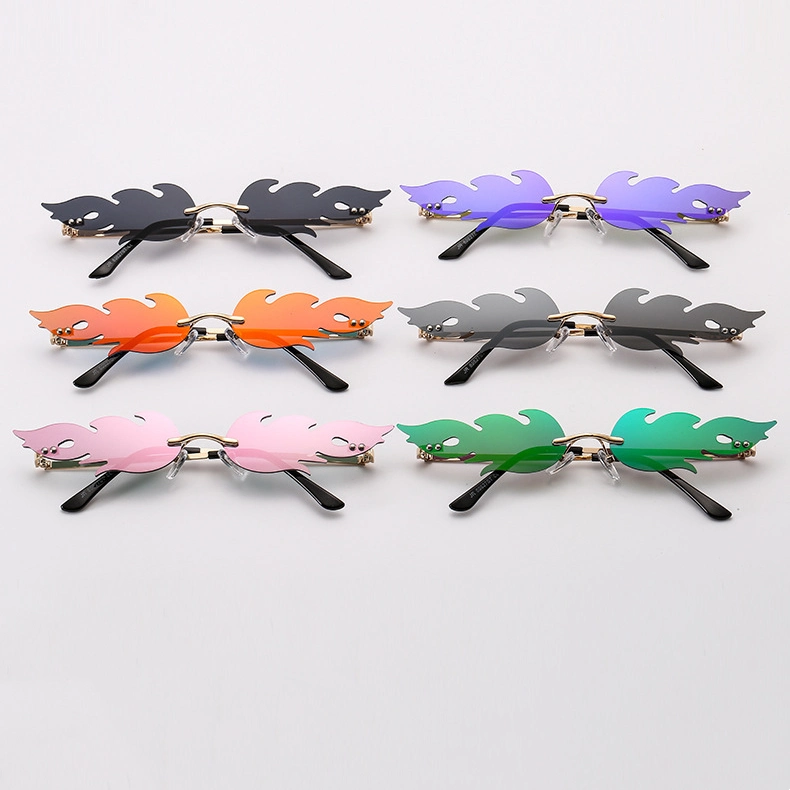 Fire Flame Shape Cool Sunglasses