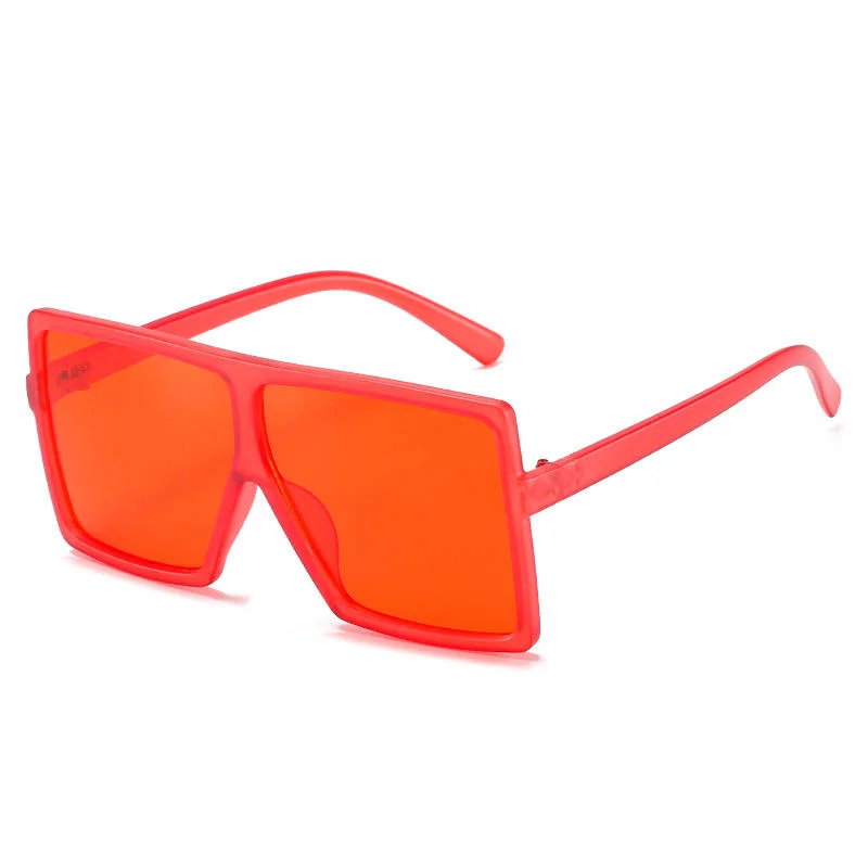 New Big Square Kids Shades Glasses Baby Oversized Sunglasses